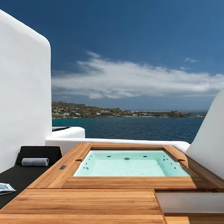 Phenomenal Mykonos Julietta 5 Bedrooms Private Jacuzzi With Stunning Sea Views Psarou Villa Psarrou